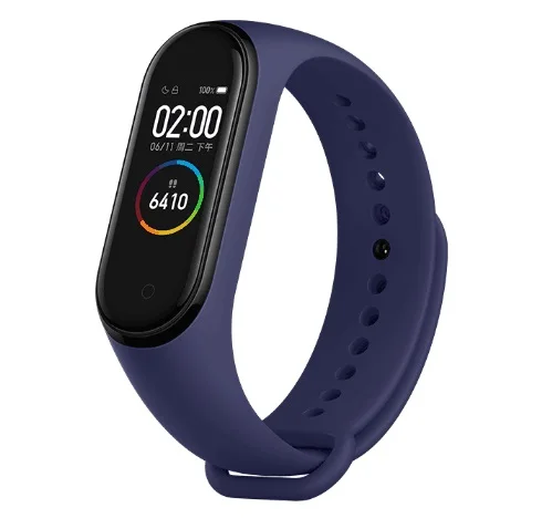 Xiaomi mi Band 4 оригинал 2019 новейшая музыка Смарт band Браслет Пульс фитнес 135 мАч