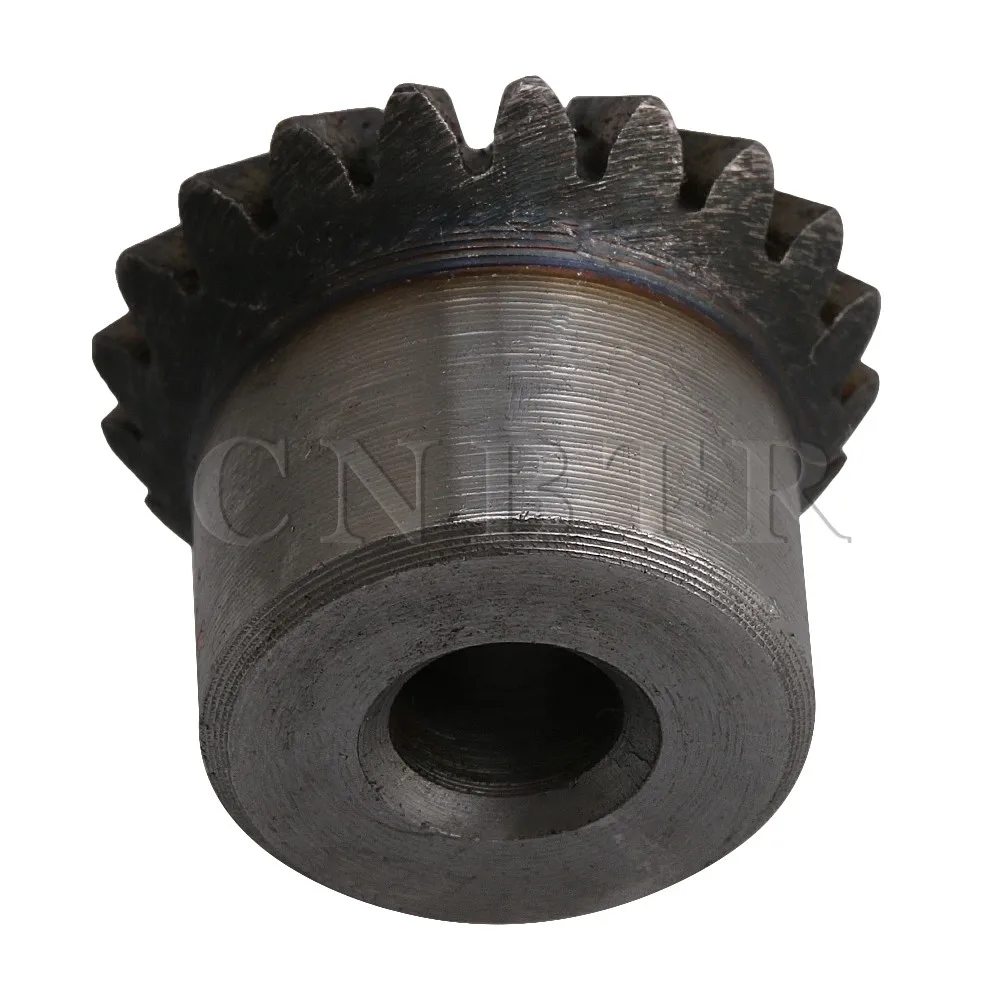 2 Pieces 20 Teeth 1 Module 1:1 Tapered Motor Bevel Gear Wheel 6mm Hole