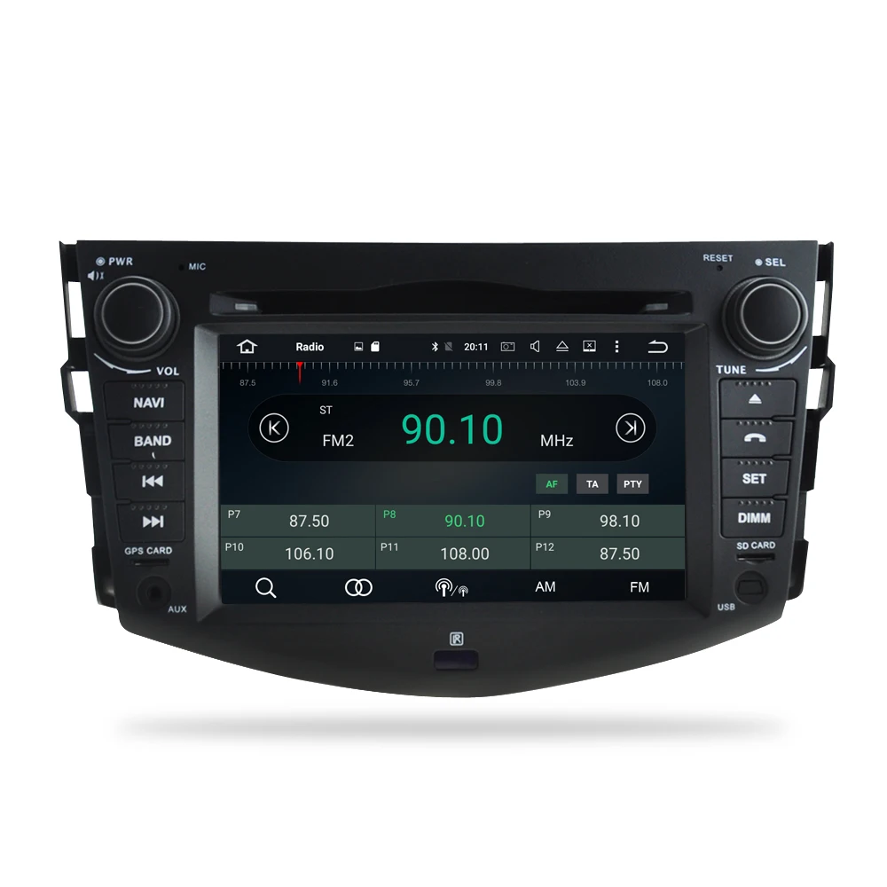 Android 8 0 Автомобильный DVD стерео Мультимедиа головного устройства для Toyota RAV4 2008 до