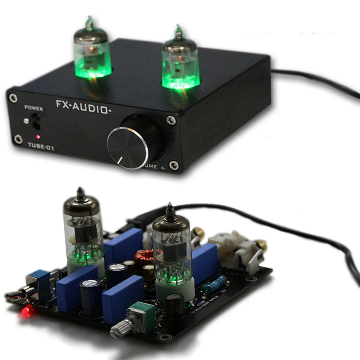 

FX-Audio Tube-01 Mini 6J1 Valve Vacuum Tube Pre-Amplifier Stereo Audio HiFi Buffer Amplifier