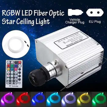 

Remote LED Fiber Optic Star Ceiling Lights Kit 10W RGBW Remote Control Electrical Tools light engine
