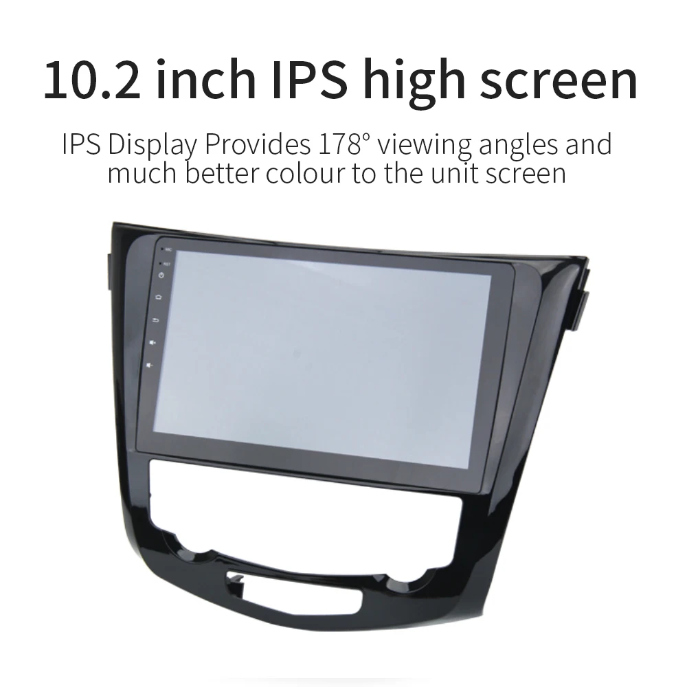 Perfect 10.2" Android 8.0 Car GPS Radio Player for Nissan X-Trail Qashqail 2014 2015 2016 2017 with Octa Core 4GB+32GB Stereo Multimedia 2