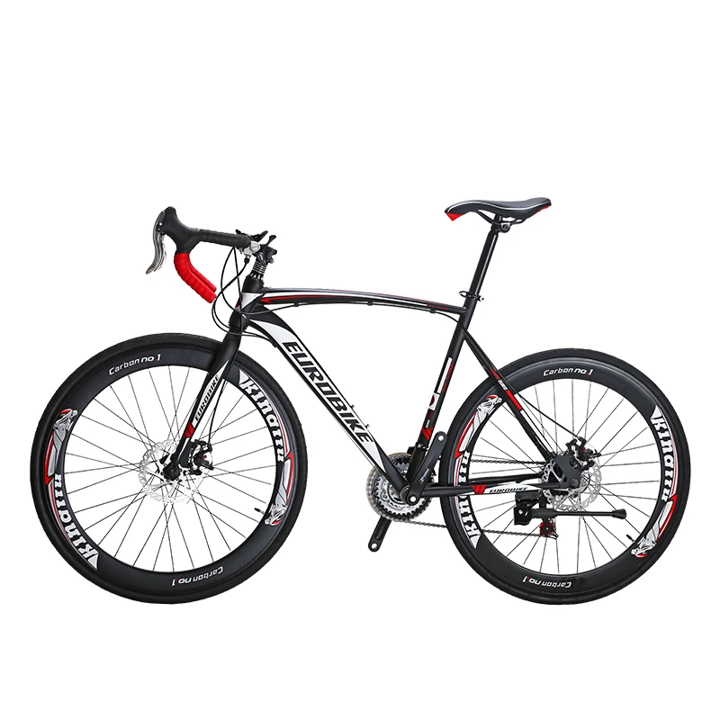 Excellent Discounted EUROBIKE 21 Speed 700C Road Bicycle Dual Disc Brake Road Bike Frame size 54cm Road Bicycle 2020 3