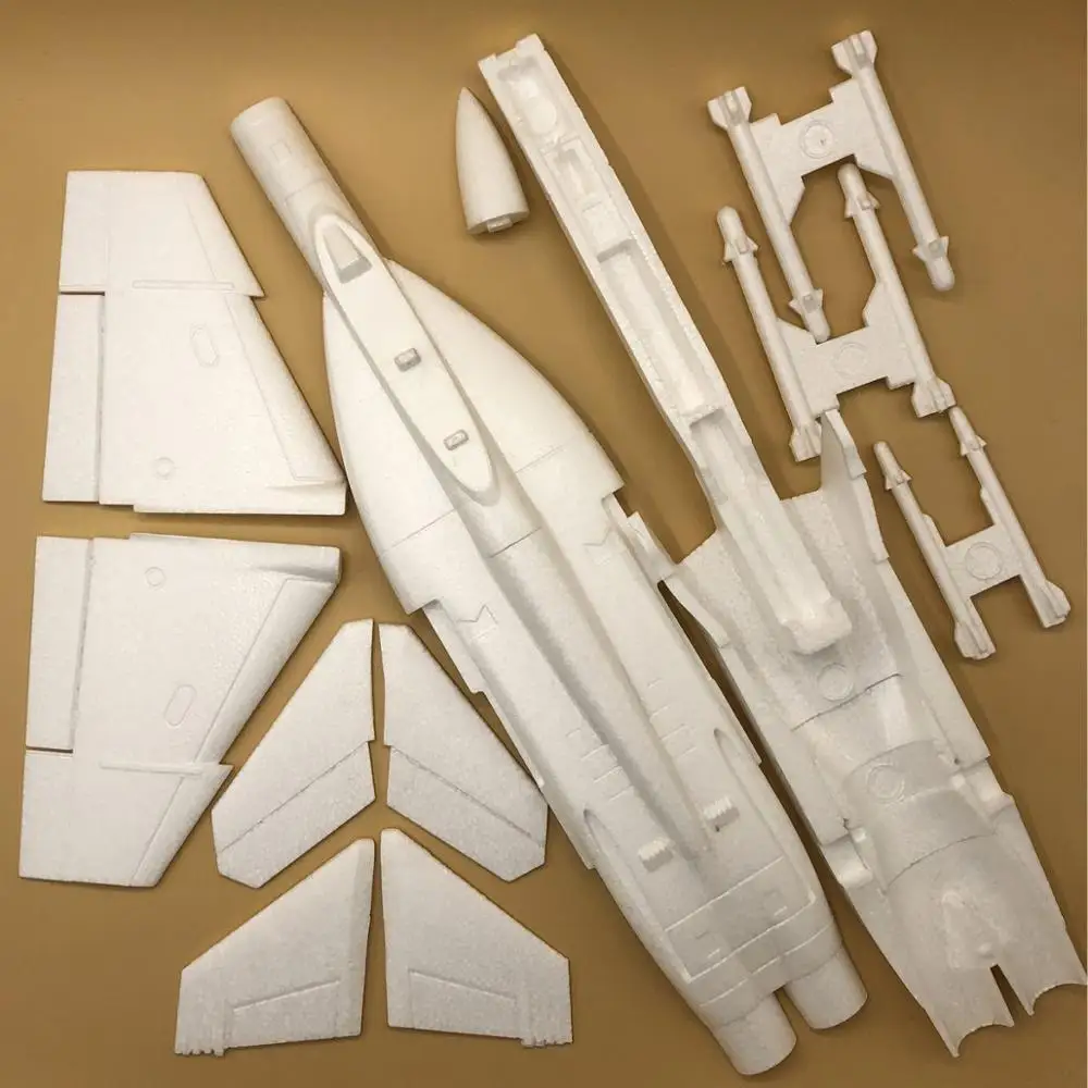 F18 Super Hornet 50 мм RC модель реактивного самолета - Цвет: Only Foam Part