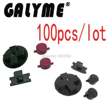 100 шт/партия Горячие красные серые черные A B кнопки брелки для GameboyGB классические пуговицы для GBO DMG ремонт аксессуары пластиковый корпус