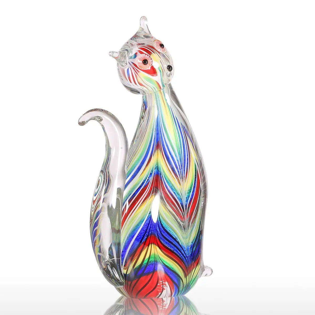 blown glass animal ornaments