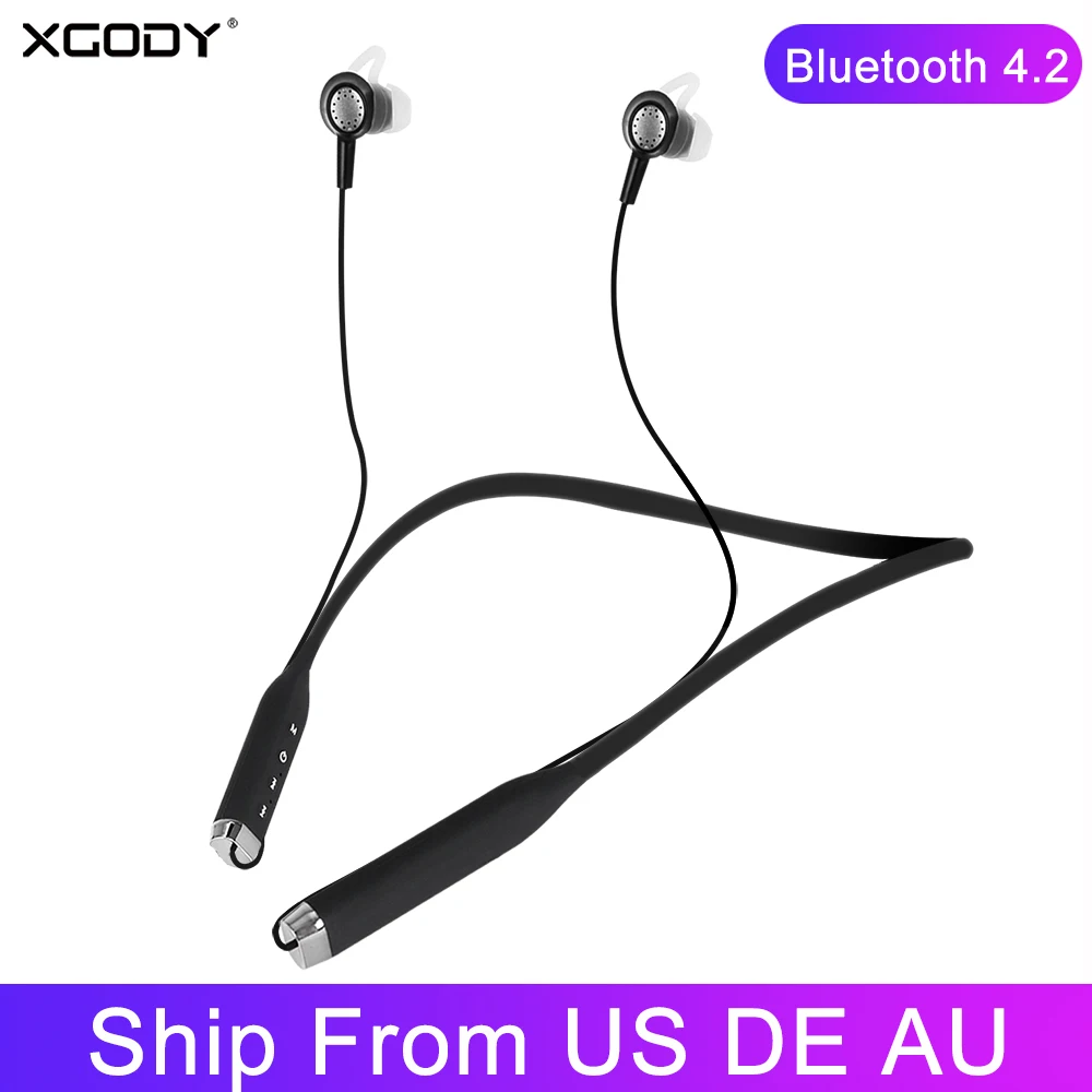 XGODY JS01 спортивные bluetooth наушники 4 2 активного шумоподавления беспроводной стерео
