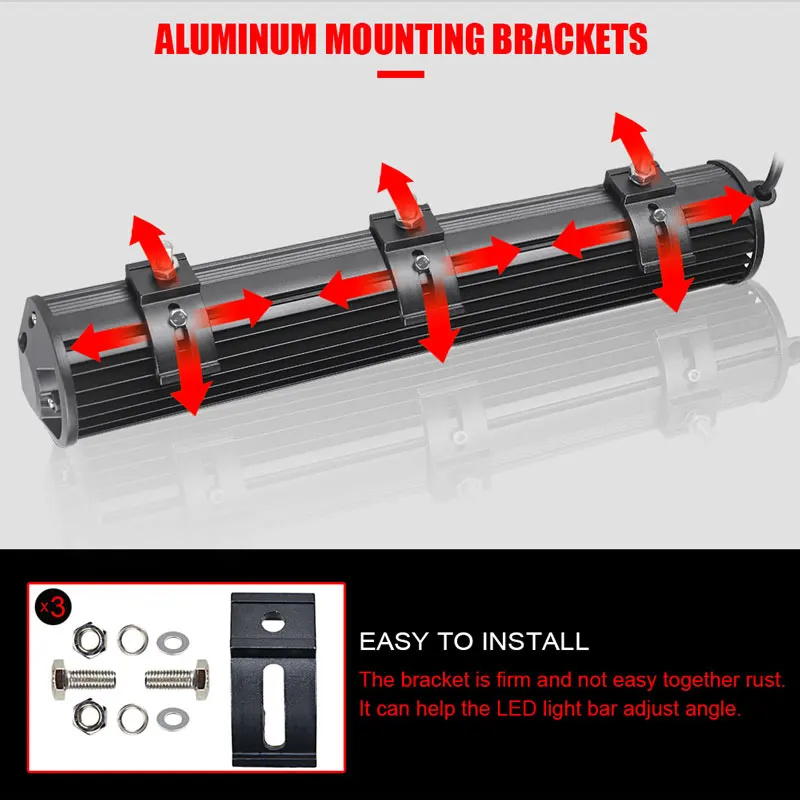  36 inch 234W OffRoad LED Light Bar for Tractor Boat 4WD 4x4 Truck UAZ SUV ATV Spotlight Flood Combo - 32840502244