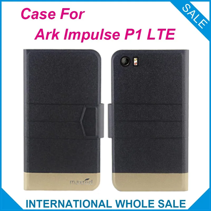 

5 Colors Hot! Ark Impulse P1 LTE Case New Fashion Business Magnetic clasp Ultrathin Flip Leather Case For Ark Impulse P1 LTE