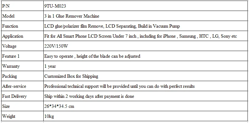 m023 3in1 glue remove machine jiutu phone repia rmachine