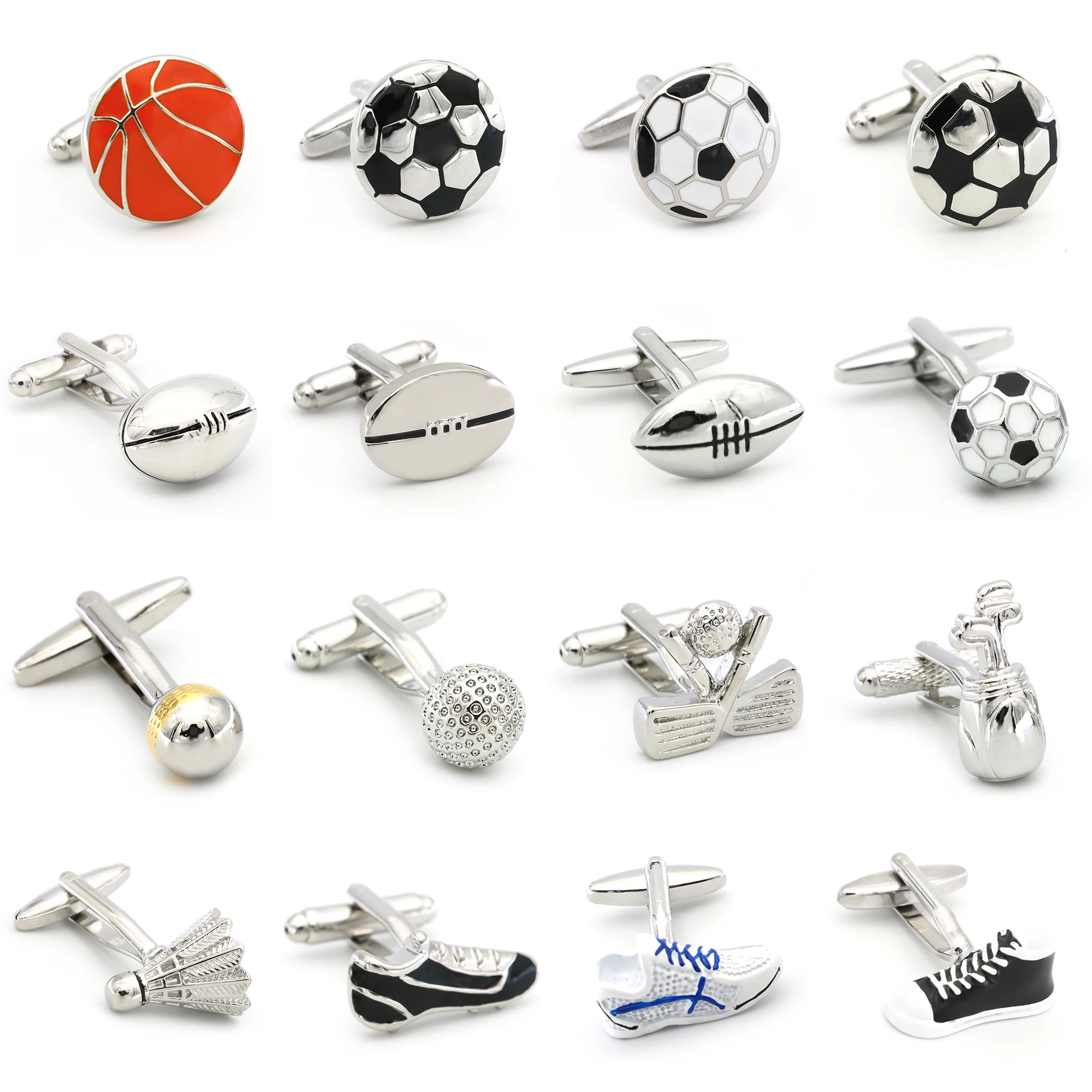 Sport Series Cuff Links 28 Designs Option Football Design Cufflinks