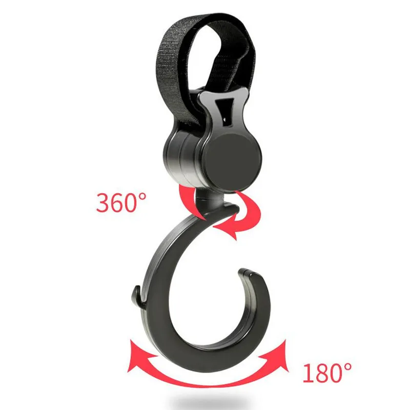 Крючки для детской коляски, 2 шт., вращающиеся на 360 градусов, аксессуары для детской коляски, сумка для коляски, крючок, крючком, poussette yoya Plus 3