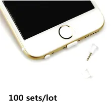 100 компл./лот Мини 3,5 мм аудио Порты и разъёмы для наушников Зарядное устройство USB разъема с защитой от попадания пыли для iPhone samsung разъем для наушников микро Тип c