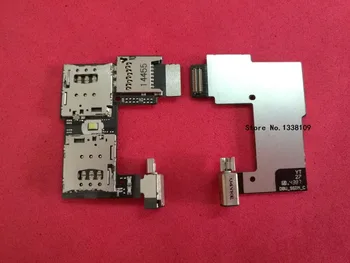 

20pcs/lot Dual / Single Sim card holder slot For Motorola Moto G2 XT1068 XT1069 G 2nd Memory card holder Flex Cable