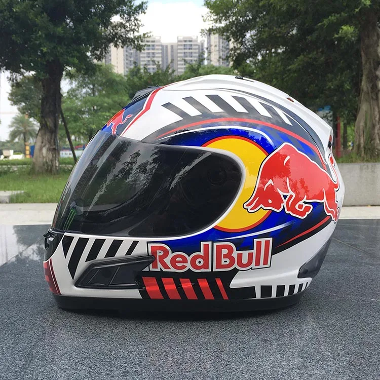 

Malushun Full Face Motorcycle Helmet Man Riding Car motocross racing motorbike helmet Four Seasons