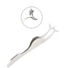 1 шт. Pro нержавеющая сталь щипцы для завивки ресниц расширение аппликатор для удаления клип накладные ресницы бровей инструмент Макияж набор