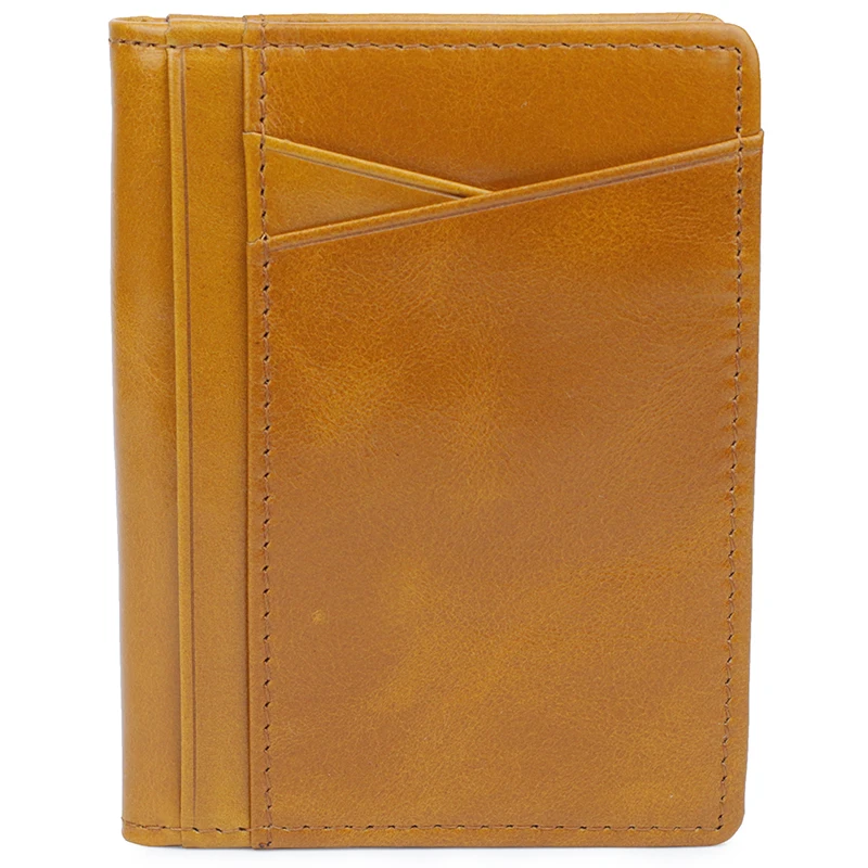 

Genuine Leather Ultra Thin Card Wallets New Arrivals Guaranteed Cowhide Brand Designer Unisex Card Holders Factory Price Sales