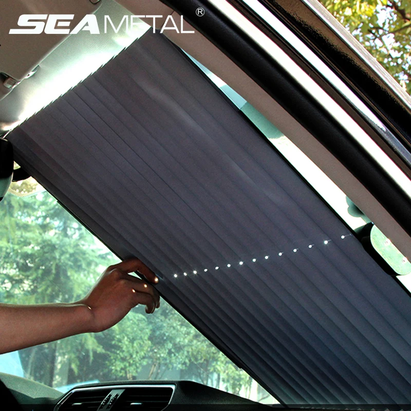 

Car Sun Shade Cover Sunshade Automobiles Front Window Visor Covers Auto Rear Windscreen Cover Interior UV Protector Accessories