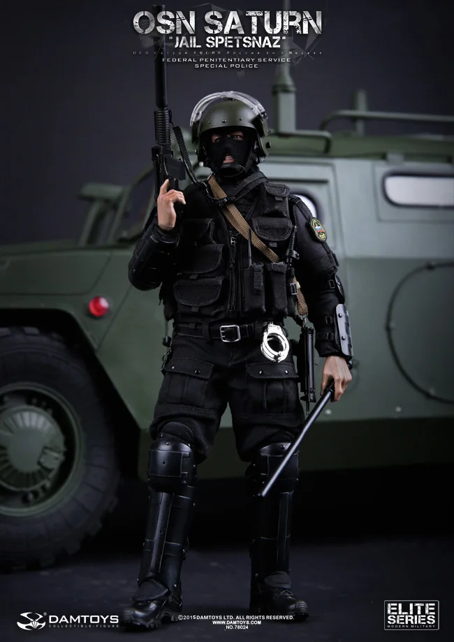 DAM DAMTOYS 78024 1/6 OSN Saturn Jail Spetsnaz FSIN SPECIAL POLICE 12