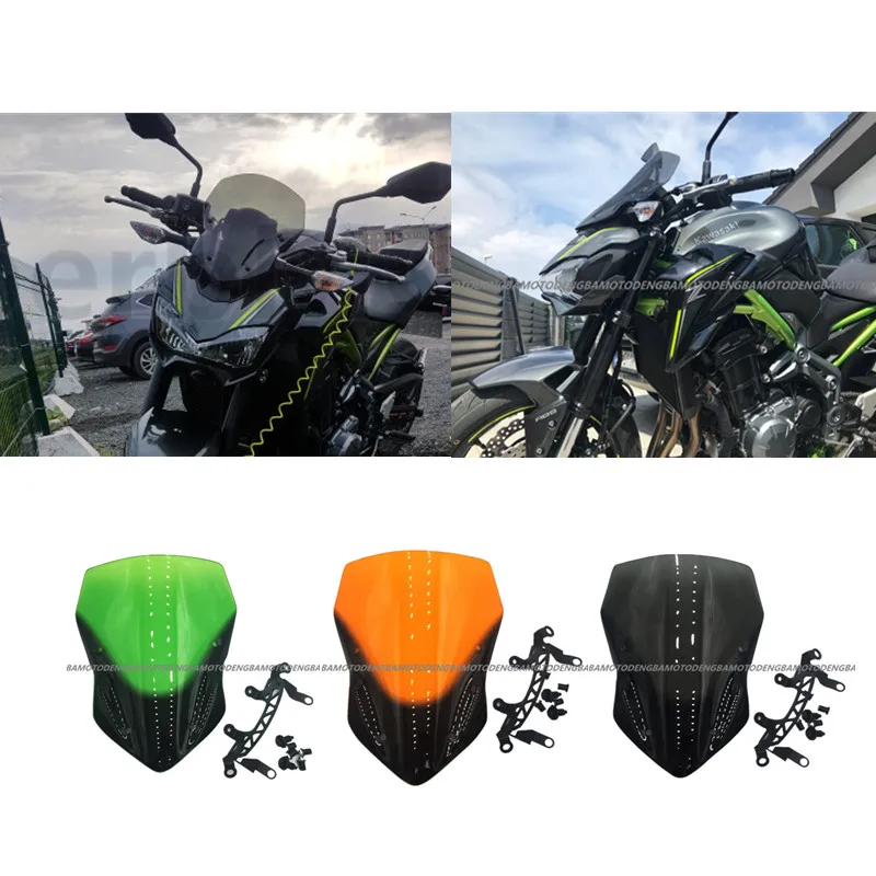 Для Kawasaki z900- мотоцикл ветровое стекло ветрового стекла дефлектор