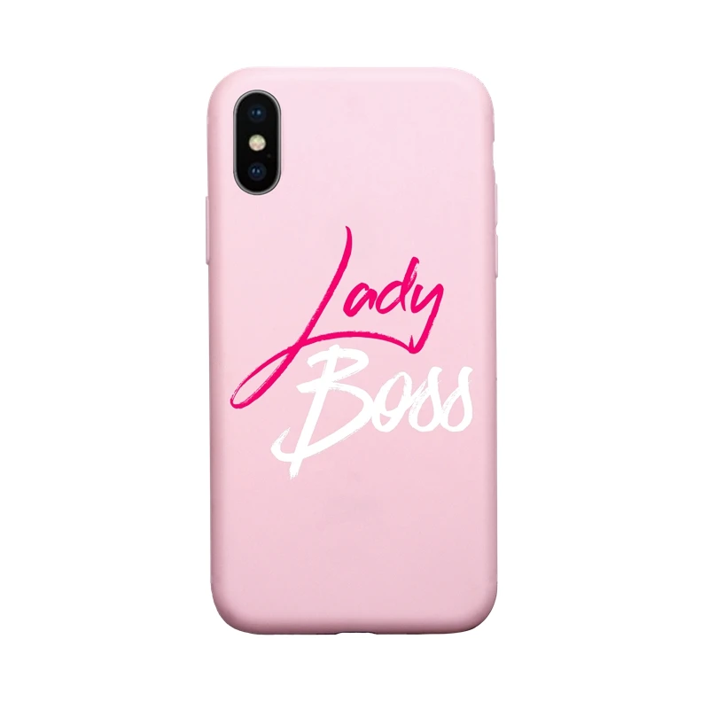 Классный мягкий чехол для телефона для iPhone 11Pro Max 7 8 Plus 6 6S Plus 5 SE X XS Max XR Phone MOM BOSS HONEY Cover Fundas Coque Shell - Цвет: P Soft LadyBoss P