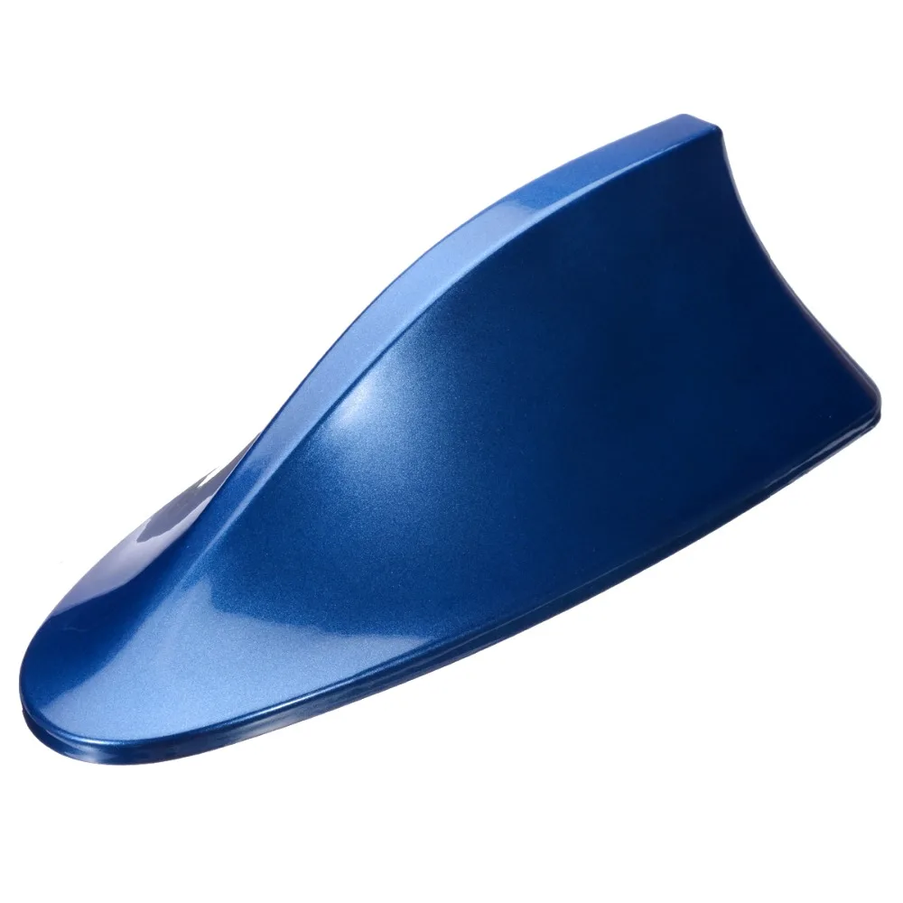

1Pcs Universal Car Auto Shark Fin Roof Antenna Signal Radio FM/AM Blue Aerial For BMW Honda For Toyota For Hyundai