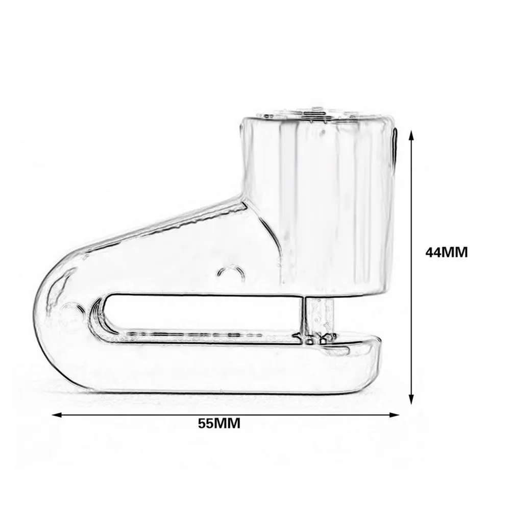 Стильный Прочный скутер защита от кражи диск велосипедный ротор тормозов мотоцикла замок отлично подходит для улицы