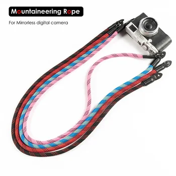 

Hand-woven Mountaineering Nylon Rope Camera Shoulder Neck Strap Belt for Mirrorless Digital Camera Leica Olympus Pentax Sony