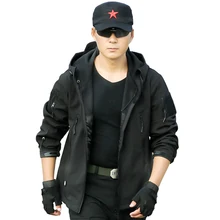 Men’s spring mountaineering coat Fishing clothing Jacket Tactical hunting sports jacket Softshell jacket men Camping coat,7Color