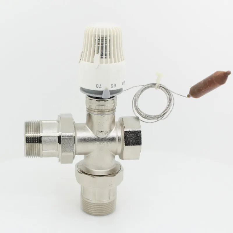 30 70 degree Regulate Floor heating system thermostatic radiator valve M30*1.5 Remote controller