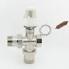 Vanne de radiateur thermostatique M30 * 1.5 avec télécommande, système de chauffage au sol régulant 30-70 degrés, vanne 3 voies DN15 DN20 DN35 DN32 ► Photo 1/5