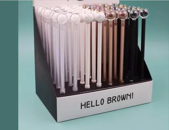 

creative funny bear animal cartoon gel Pen School Office writing Supply student Stationery gift blacl Neutral ink pen 48pc/lot