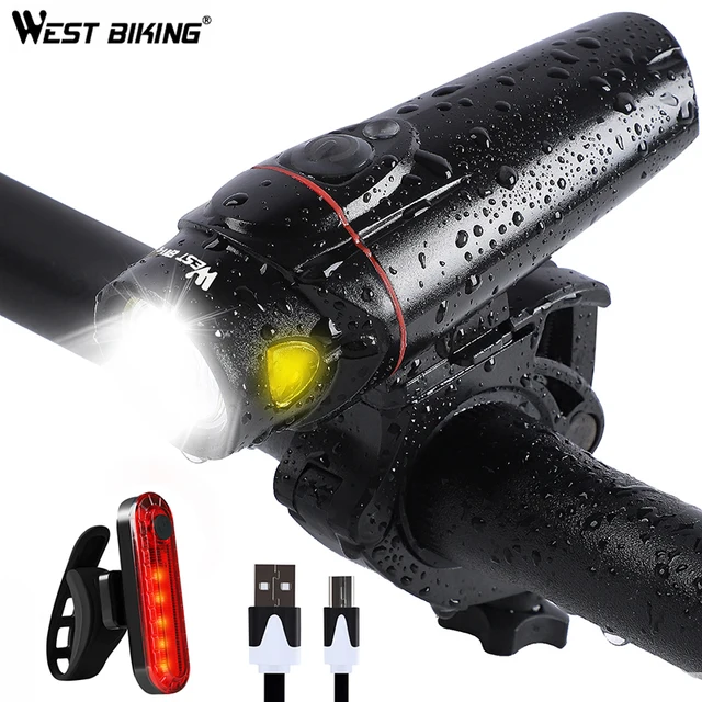 Special Price WEST BIKING USB Rechargeable Waterproof Bicycle Light Set Bicycle Accessory Tail Light For Bicycle MTB Road Bicycle Headlight Special Price WEST BIKING USB Rechargeable Waterproof Bicycle Light Set Bicycle Accessory Tail Light For Bicycle MTB Road Bicycle Headlight