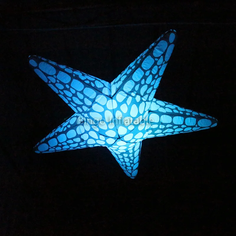 Free Delivery!!! Inflatable Starfish inflatable LED lighting Stelleroid / Sea Star for indoor Party Club Stage inflatable toys