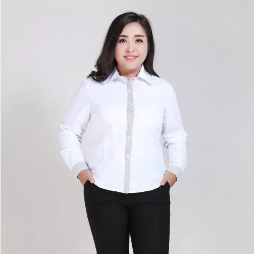 Женские рубашки 9XL 8XL 7XL 6XL 5XL blusa social feminina 2019 офисная одежда рубашка Дамская рабочая