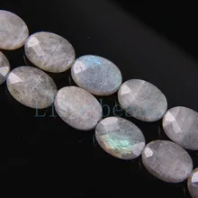 Envío gratis joyería moda talló Oval 10 x 14 MM labradorita Natural Moonstone Loose Beads Strand 15.5 ” A302