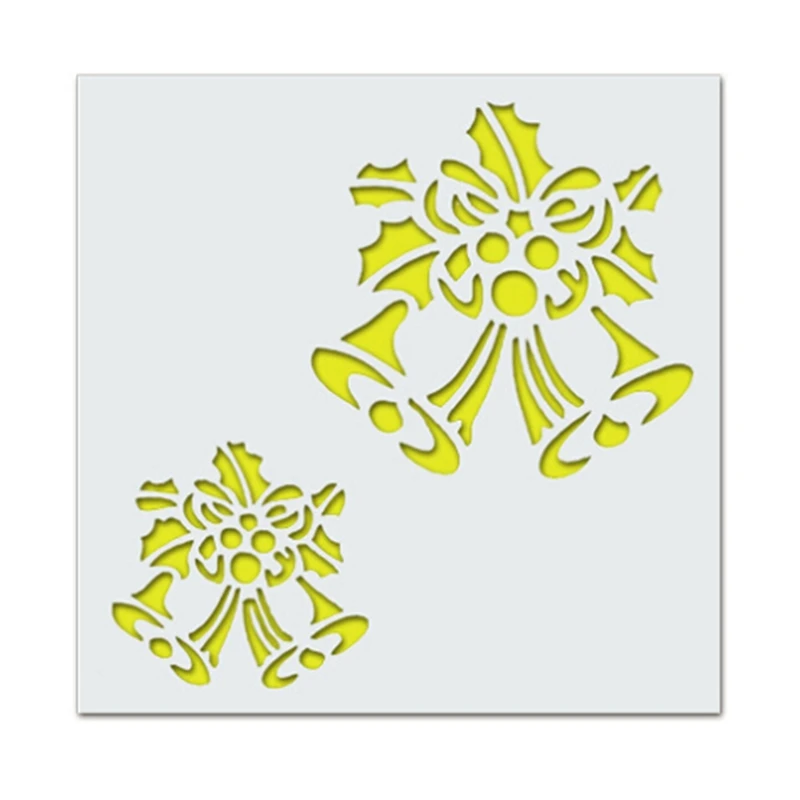 

DIY Cake Coffee Stencils Spray Mold Decorating Print Christmas Tree Modeli Cake Decorating Tools Baking Tools For Cakes