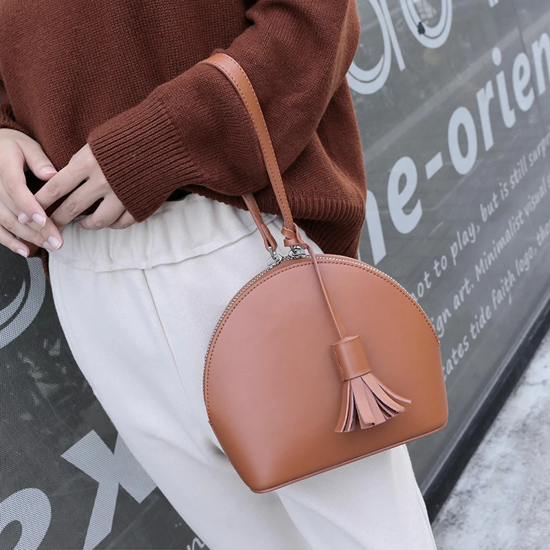 

Princess sweet lolita bag ENSSO Korean version of a simple of leather bag with handbag shell fashion and casual bag ENSSO 135