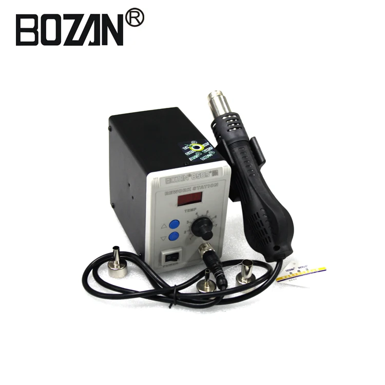 

750W Soldering Station 858D+ Hot Air Gun LED Digital Desoldering Station Iron Welding Tool Solder Welding Station Factory Price