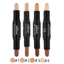 Двусторонняя 2 in1 Контур Stick Макияж Сливочный Highlighter Бронзатор Создать 3D Лицо макияж Корректор Полный Обложка Пятна горячая