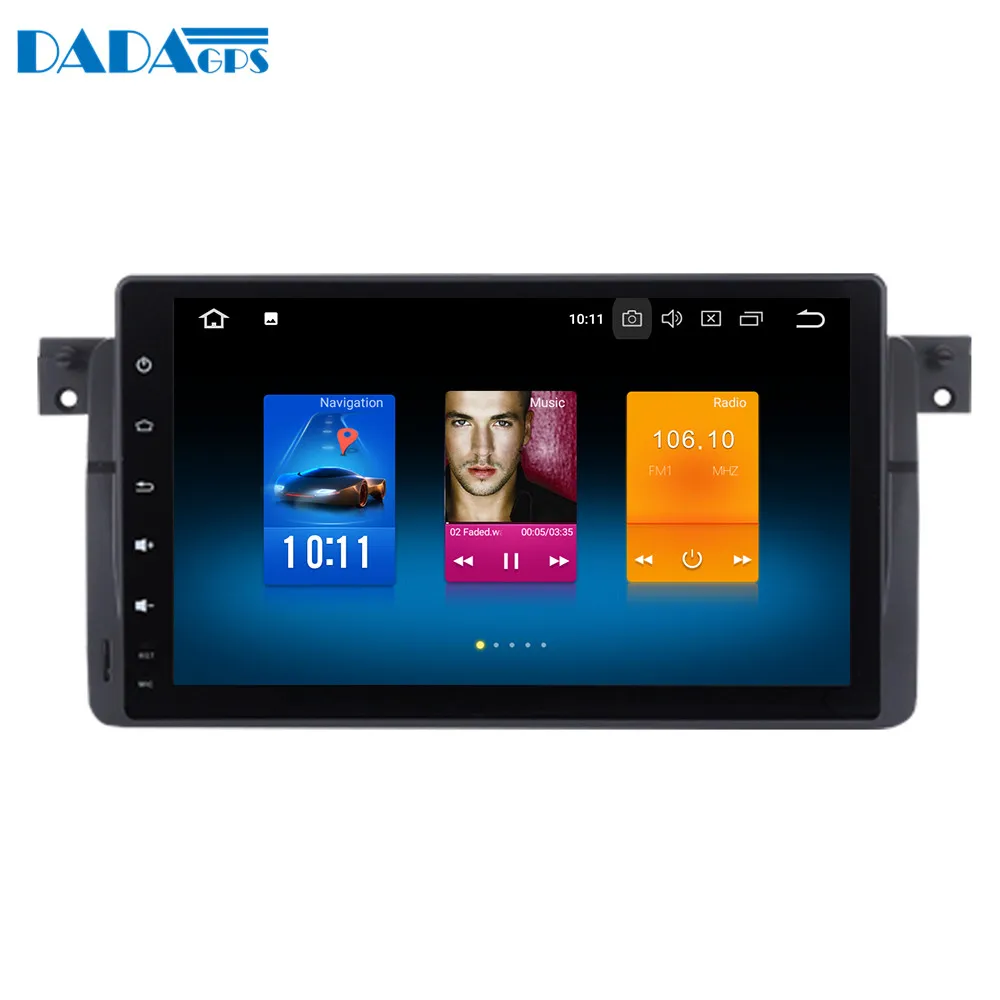 Excellent 9" Android 8.0 Car Radio Player for BMW E46 M3 318i 320i with Octa Core 4GB+32GB Auto Stereo Multimedia GPS Map Navigation px5 2
