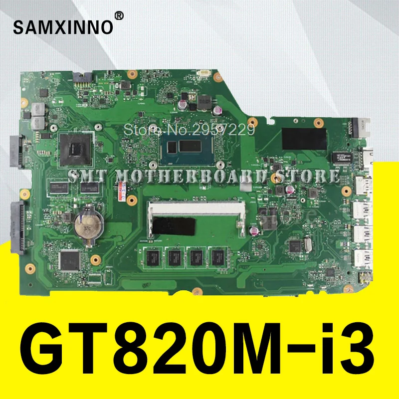 

X751LD Motherboard I3-GTX820 For ASUS X751L X751LD X751LX X751LK K751L laptop Motherboard X751LD Mainboard X751LD Motherboard