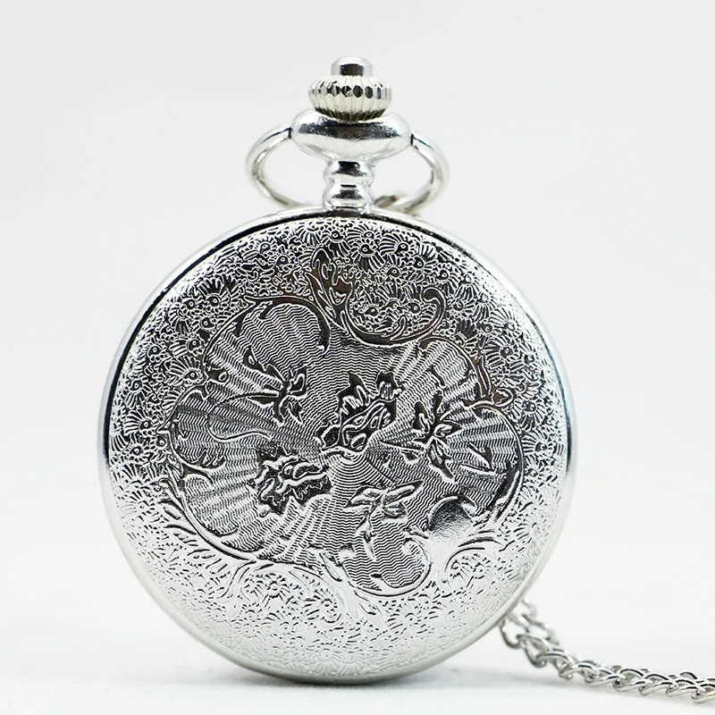 PB132-Retro-Classic-Bronze-Hollow-Quartz-Pocket-Watch-Chain-Necklace-Pendant-Gift-Big-Size