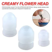 3 шт Торт Украшение Инструмент Творческий утолщаются кондитерский мешок Пластик сопла конвертер десерт декораторы выпечки инструменты адаптер Комплект