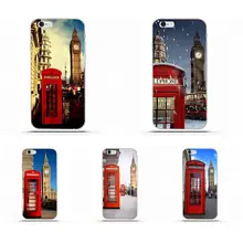 Para HTC deseo 530, 626, 628, 630, 816, 820 A9 M7 M8 M9 M10 E9 más U11 para Moto G G2 G3 de TPU estampado Vintage Londres Tele caja