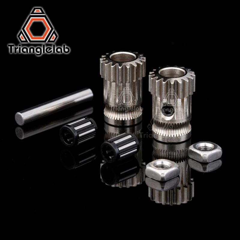 Extrusora de Engrenagem Atualização do Tubo para Prusa Trianglelab Drivegear Dupla Unidade Clonada i3 3d Impressora Engrenagem Mini Bowden Extrusora Kit - Imagem 5