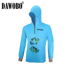 Новинка, спортивная одежда для улицы, синяя Рыбацкая рубашка с капюшоном, защита от УФ-лучей, одежда для пеших прогулок, рыбалки, спортивная одежда, противомоскитная