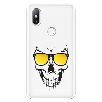 

WP014 skull costume drawing stand case for Xiaomi Mi MIX 2 S