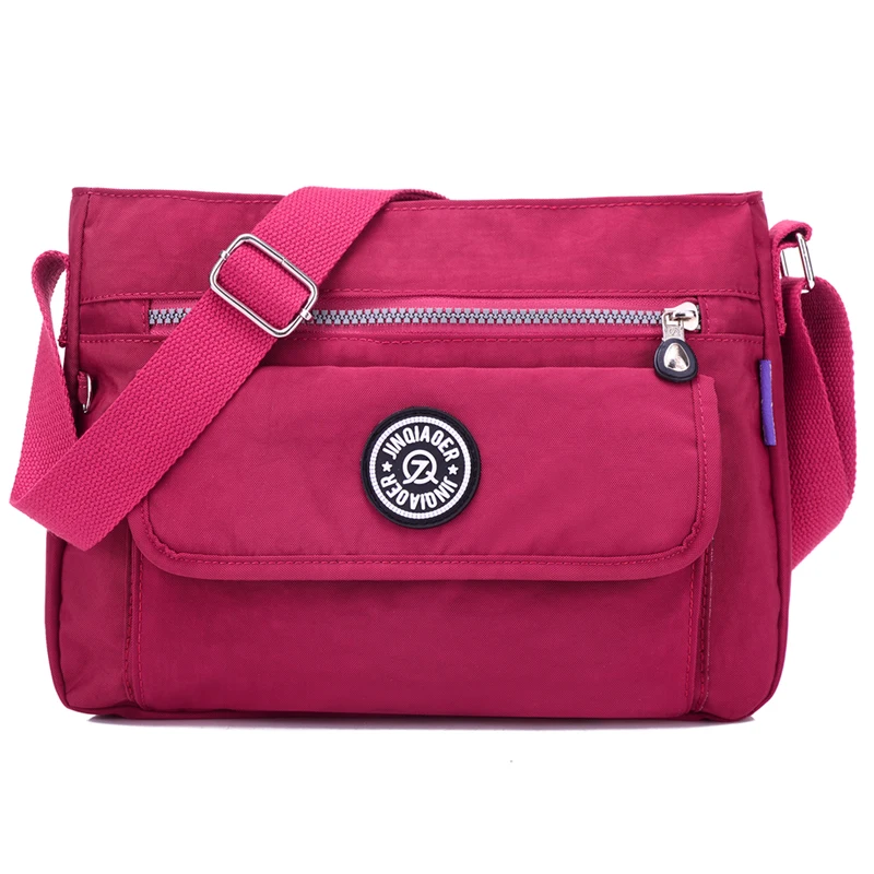 Women Nylon Handbag Brand Monkey Kipled J Bg Pink Original Bag Sac A Main Femme De