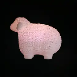 3D визуальный ночник 16 Цвет Изменение Симпатичные Овцы Моделирование настольная лампа Led мультфильм светильник детские подарки Home Decor